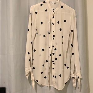 Long button up shirt